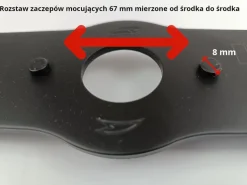Nóż do kosiarek "Turbo" - HECHT 500051